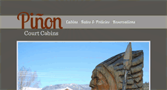 Desktop Screenshot of pinoncourtcabins.com